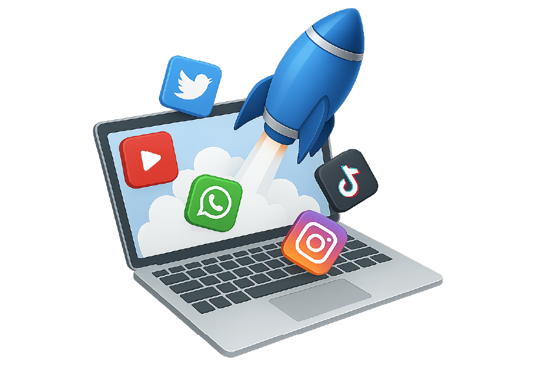 صاروخ انطلق تسويق تويتر تيك توك حملة انستجرام شركة